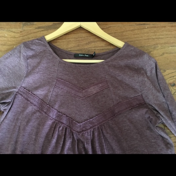 LAST Weekend—NWOT Doe & Rae Ruffled-Sleeve Top - Picture 4 of 4